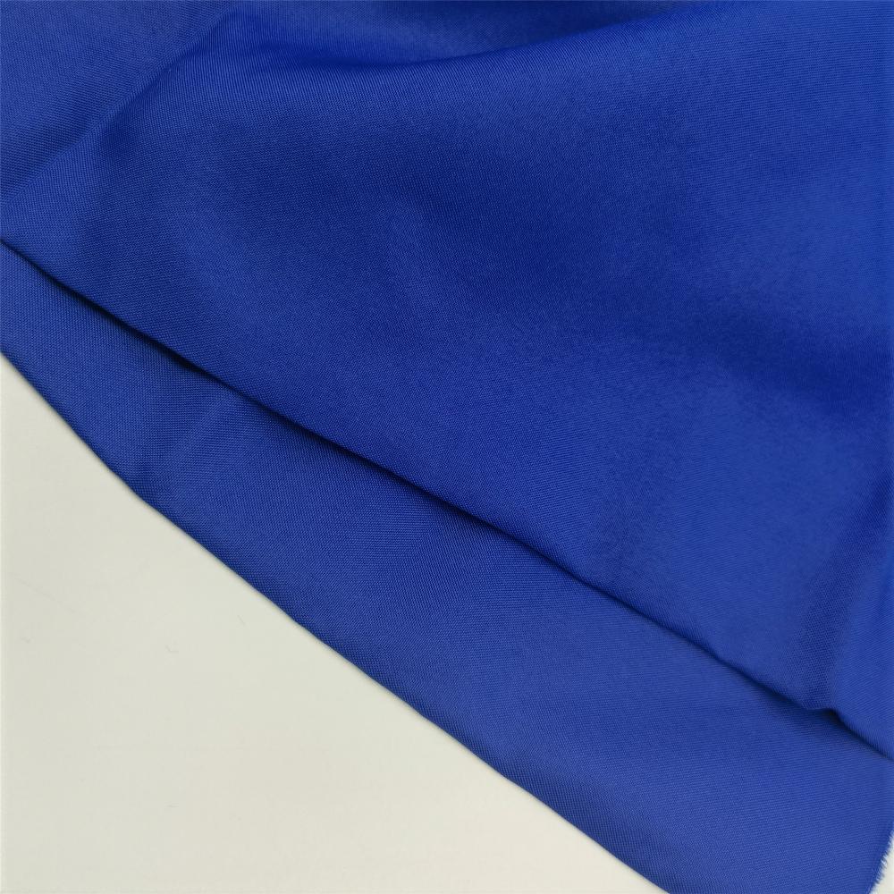 Blue Lightweight Plain Satin