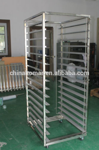 Bread Bakery Stainless steel cooling Rack Trolley for Rotary Oven