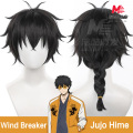 Phá Gió Jujo Kame Đen Cosplay Bộ Tóc Giả