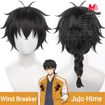Phá Gió Jujo Kame Đen Cosplay Bộ Tóc Giả