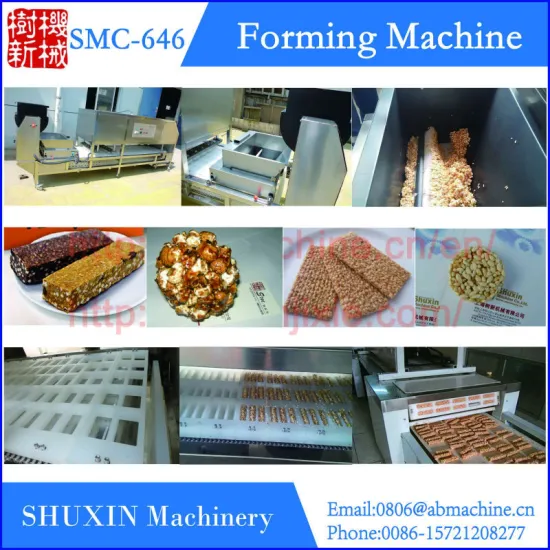 chocolate bar machine,crispy peanut candy,poped rice candy,energy bar forming machine