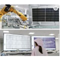 Panel solar fotovoltaico de doble vidrio bifacial