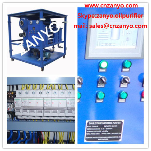 High Vacuum Insulation Oil purifier Equipment