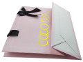 Pink Gold Logo Medium Size Kraft Paper Bag