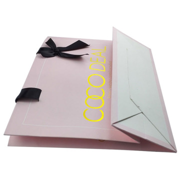 Light Pink Gold Logo Medium Size Paper Bag