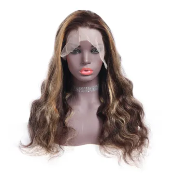 OEM Sample Lace Front Wigs Ombre Green Middle Part Lace Front Human Virgin Hair Wigs Hd Lace Front Wig