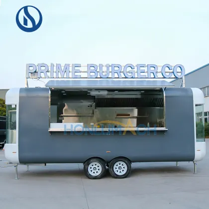 Mobile Fast Food Trailer: Street Food Truck Pizza Burger