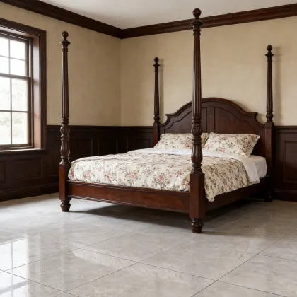 Glossy Marble Flooring Material for Elegant Floors