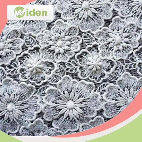 widentextile free sample available flower design wholesale bridal fabrics