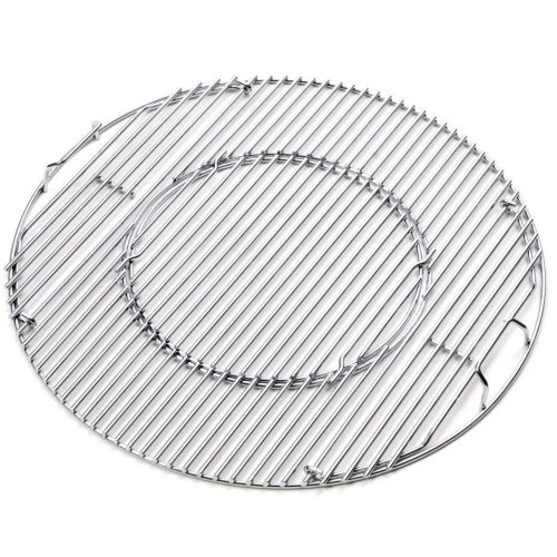 Round Stainless Steel Charcoal Barbecue Grill Grid Grate