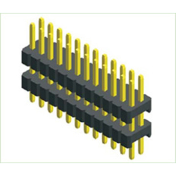 Connettore di intestazione del perno da 0,8 mm DISPARE DURO ROW ROW PLASICA