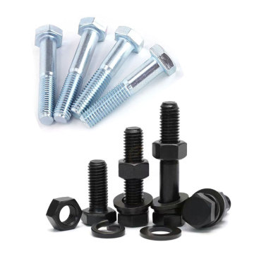 Customized Galvanized Hexagonal Head Bolts DIN931 - Grades 4.8, 8.8, 10.9, 12.9, Half Thread