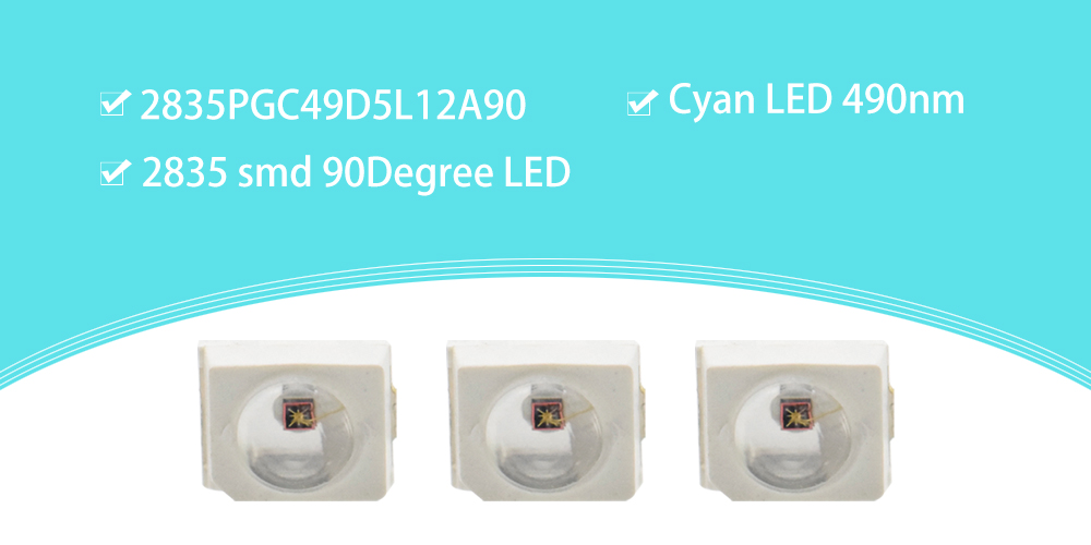 2835 cyan smd led