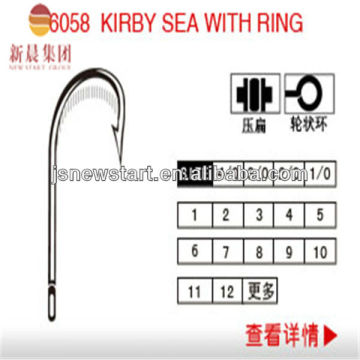 HOT! (6058 KIRBY SEA WITH RING) fishing hook