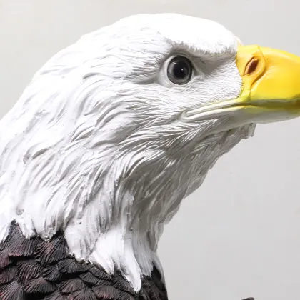 Wholesale Life Size Resin American Eagle Statues for Garden Decoration
