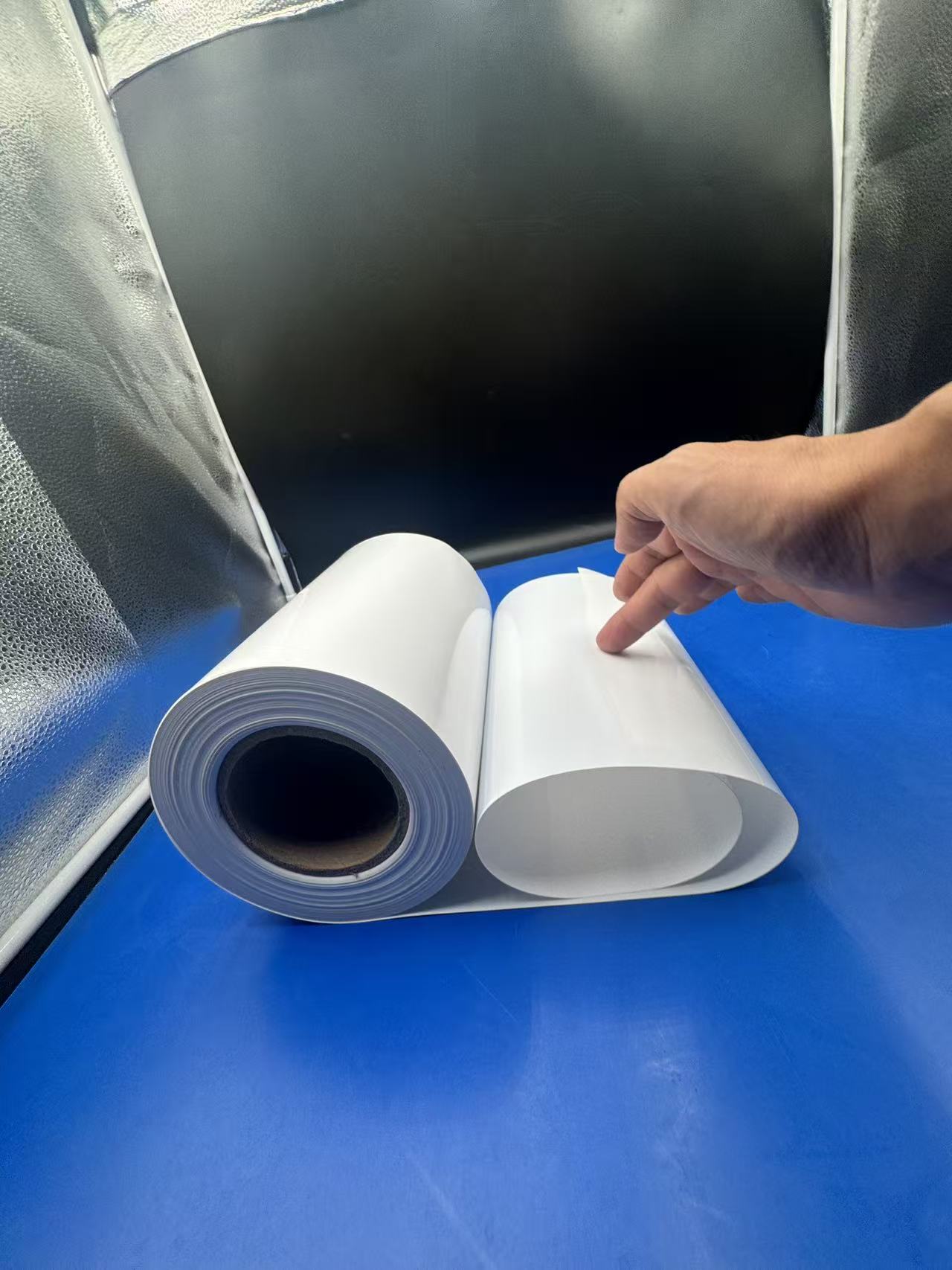 PVC/PVDC anti-static film