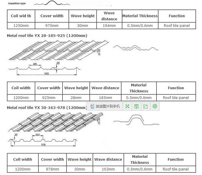 metal roof tile making machinery 1