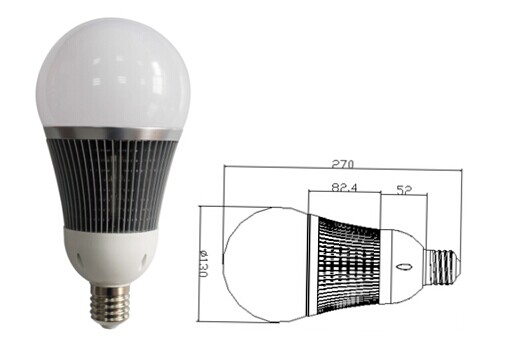 30W High Power LED Bulb (3C-QPD-A30W)