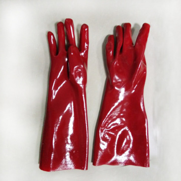 Red Pvc Coatd Glove Jersey Liner .. 45εκ