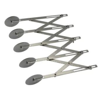 Stainless Steel Pizza Cutter with 5 wheels