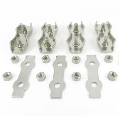 Stainless steel rust-proof wire rope clamp