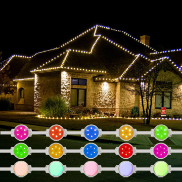 Kerstmislichten: 48V, 0,72W ​​buitendecoraties met waterdichte IP65 -rating voor landschapsverlichting