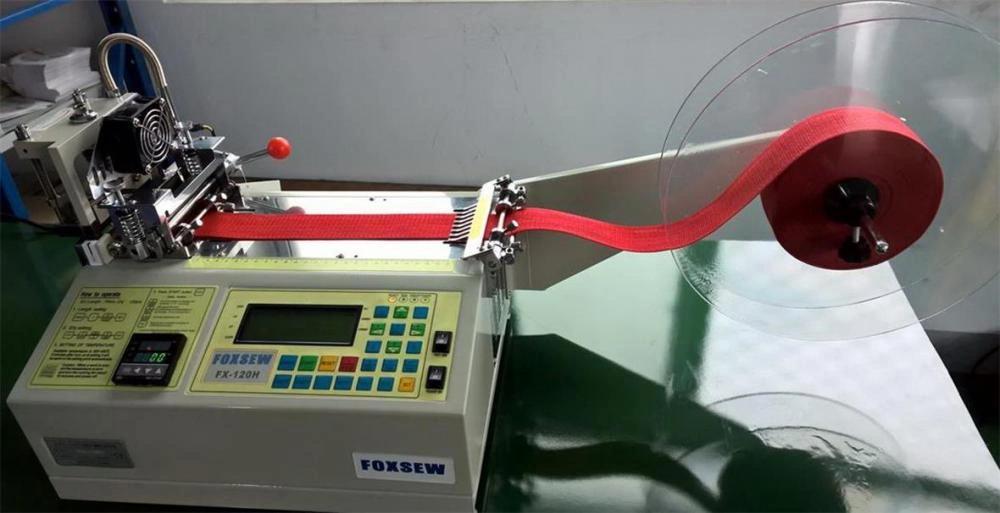 Automatic Grosgrain Ribbon Angle Cutter with Hot Knife China