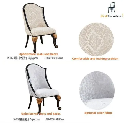 Ekar Furniture Offer french louis style leather dining chair
