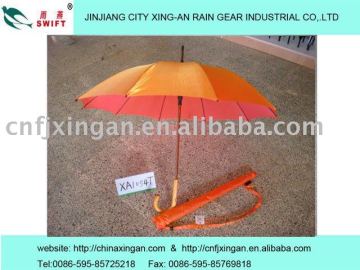 wooden umbrella