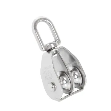 Rigging Double Block with Stainless Steel 304 Wire Rope Chain: Enhancing Traction and Efficiency with a Double Pulley Block System