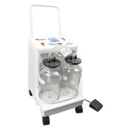 Home Use Mini Handheld Manual Aspirator Apparatus - Double Bottle Sputum Suction