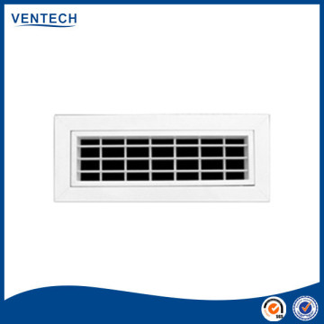 Air vent double deflection grille