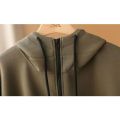 lässige lose Hoodie Jacke weiblich