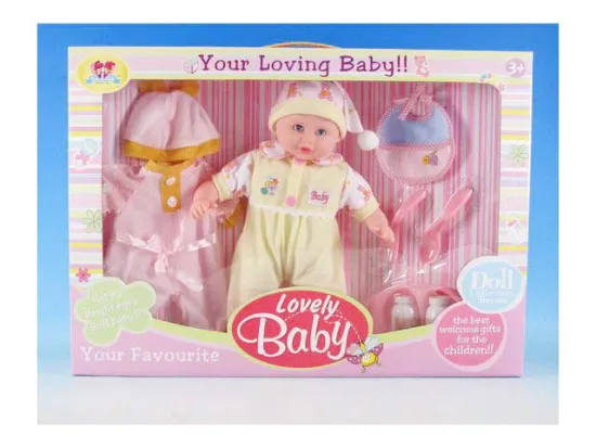 14" DOLL + ACCESSORIES