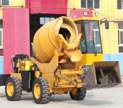 Self-Loading Concrete Mixer Portable Concrete Mixer