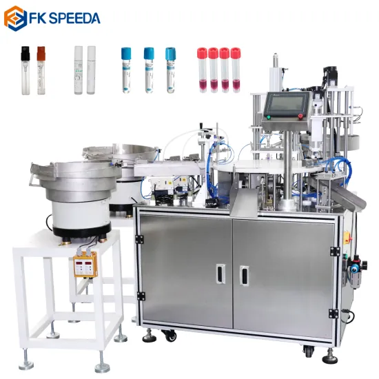 Maker Automatic Filling Machines for Liquid Test Tube Vials - Sizes 10ml, 25ml, and 100ml