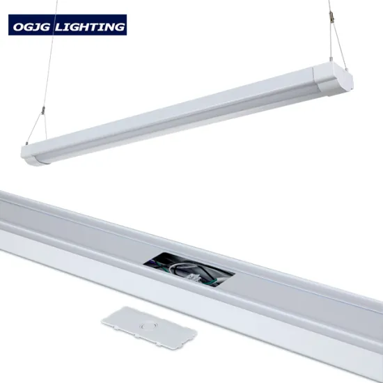 CE CB SAA Certified LED Linear Fitting for Office Indoor Lighting Replacement