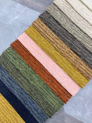 Simple Striped Chenille Fabric, High Quality Simple Striped Chenille ...