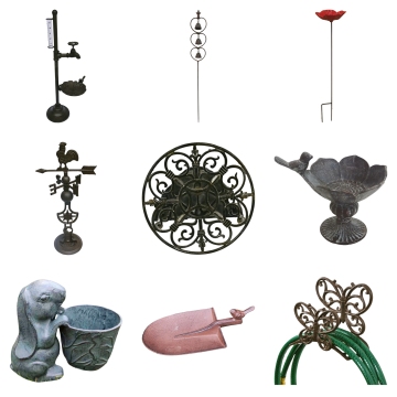 Cruci in metallo personalizzato: fabbrica ISO9001 per banchi di fiori in ghisa e forniture da giardino