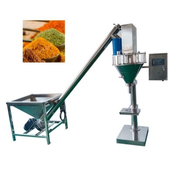 Kahve tozu tartması ve doldurma için yarı otomatik toz ambalaj makinesi