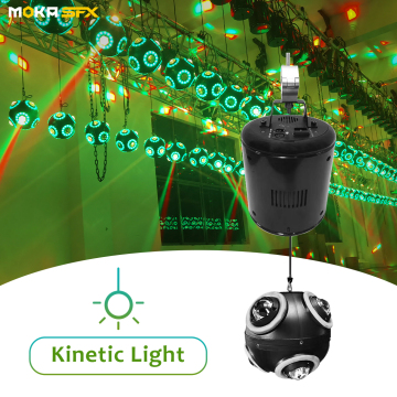 DMX Controlled RGB Lifting Ball System for Disco Stage Shows