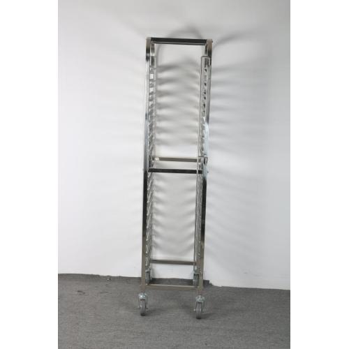 Commerce stainless steel single-line tray trolley