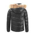 Mens Puffer Jacket with Fur Hood High Quality
