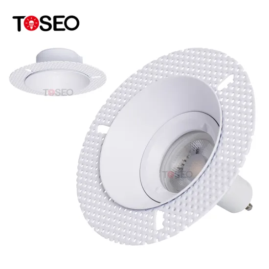 Customizable Factory Iron and Aluminum IP65 Waterproof LED Downlights with Anti-Glare Trimless Design