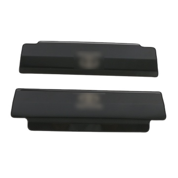 Carbon Fiber Anti-Kick Seat Panels for Toyota Vios Stainless Steel Interior Accessories