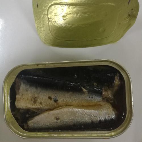 Sardinha enlatada em óleo de girassol 125 gramas