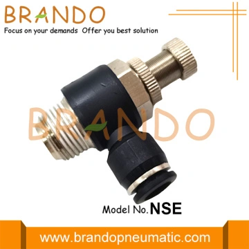 Conector de válvula de control de flujo de aire neumático de 10 piezas