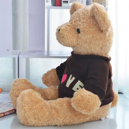 Plush Teddy Bear 35 CM Teddy Bear With knit Clothes