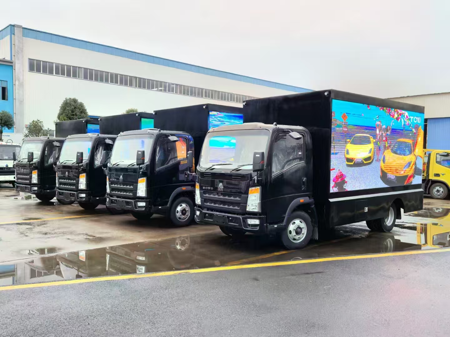 Outdoor Digital Ad 3D Advertising Led Screen Truck