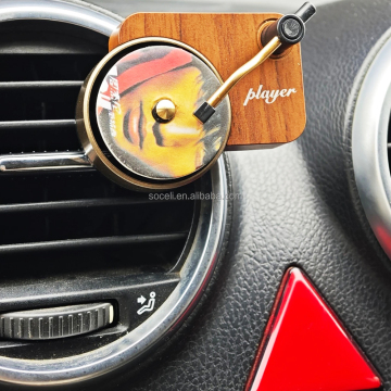 Retro Vintage Rotary Gramophone Air Freshener Clip